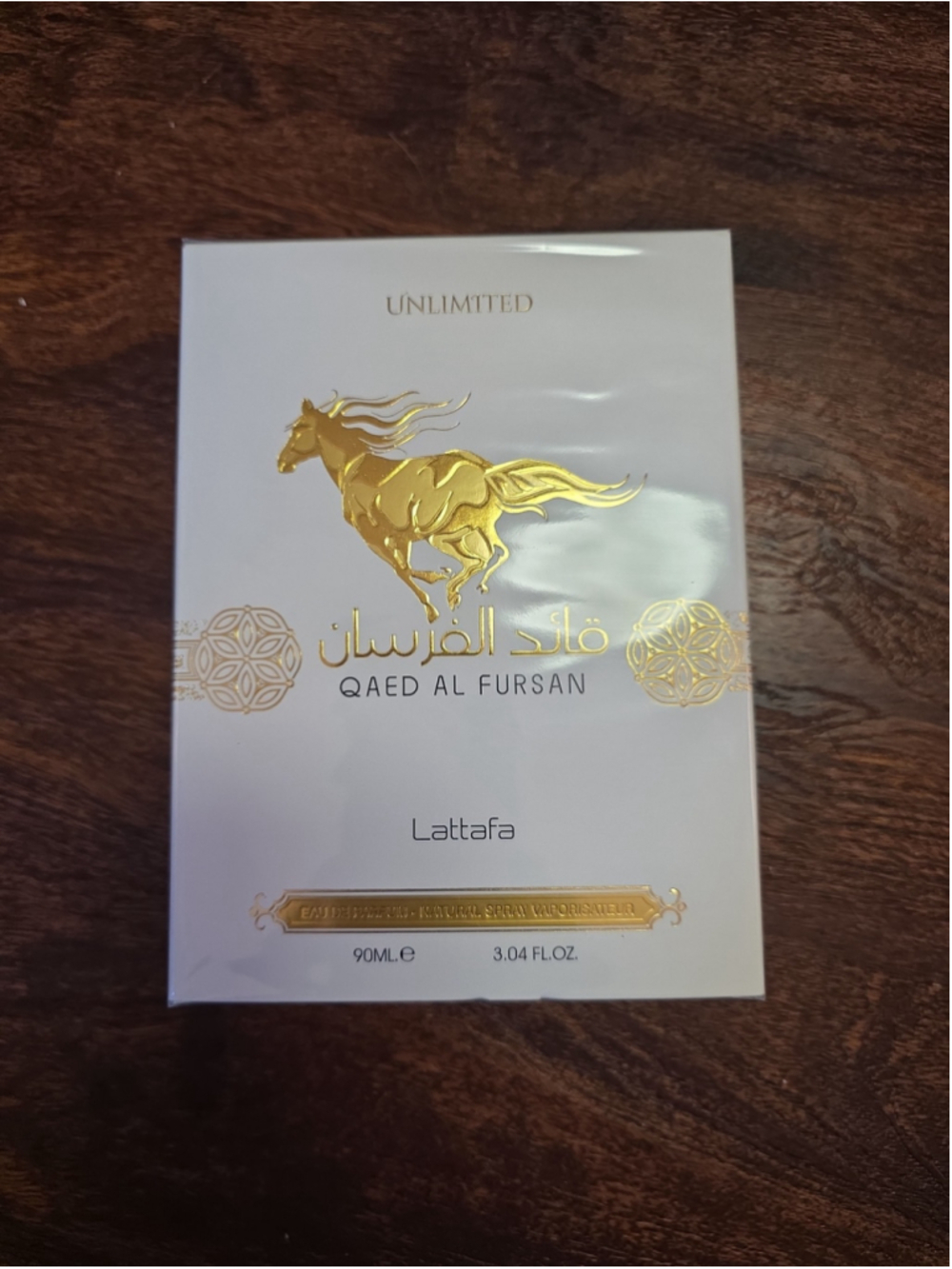 Lattafa qaed al fursan unlimited 3.4 oz Eau de parfum NEW SEALED